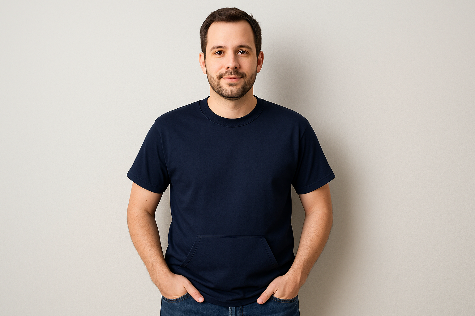 Person in relaxed casual pose