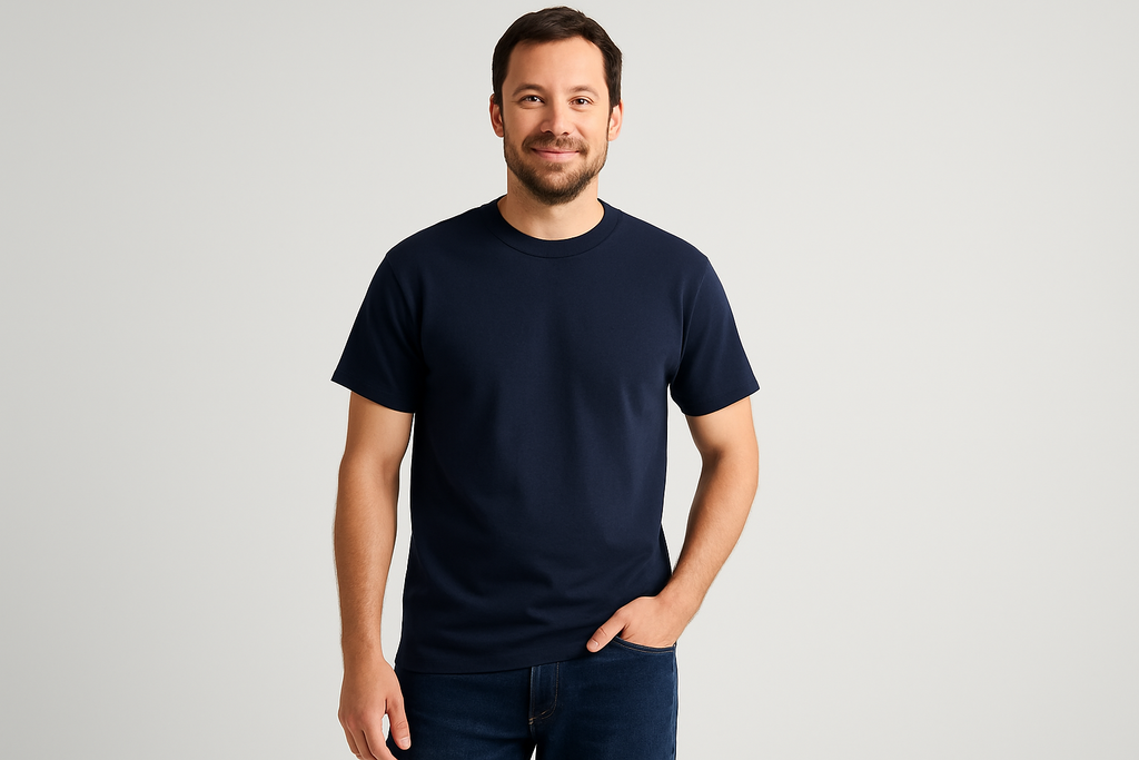 Person with one hand in side pocket