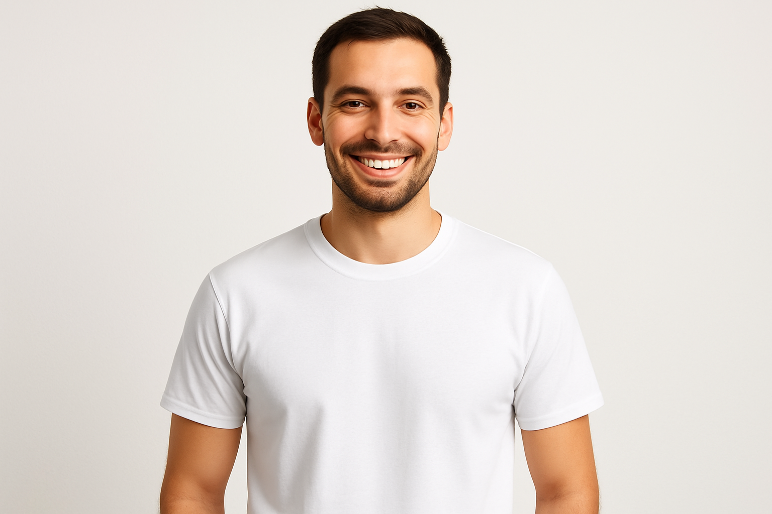 Variation 4 - Warm commercial style with approachable smile