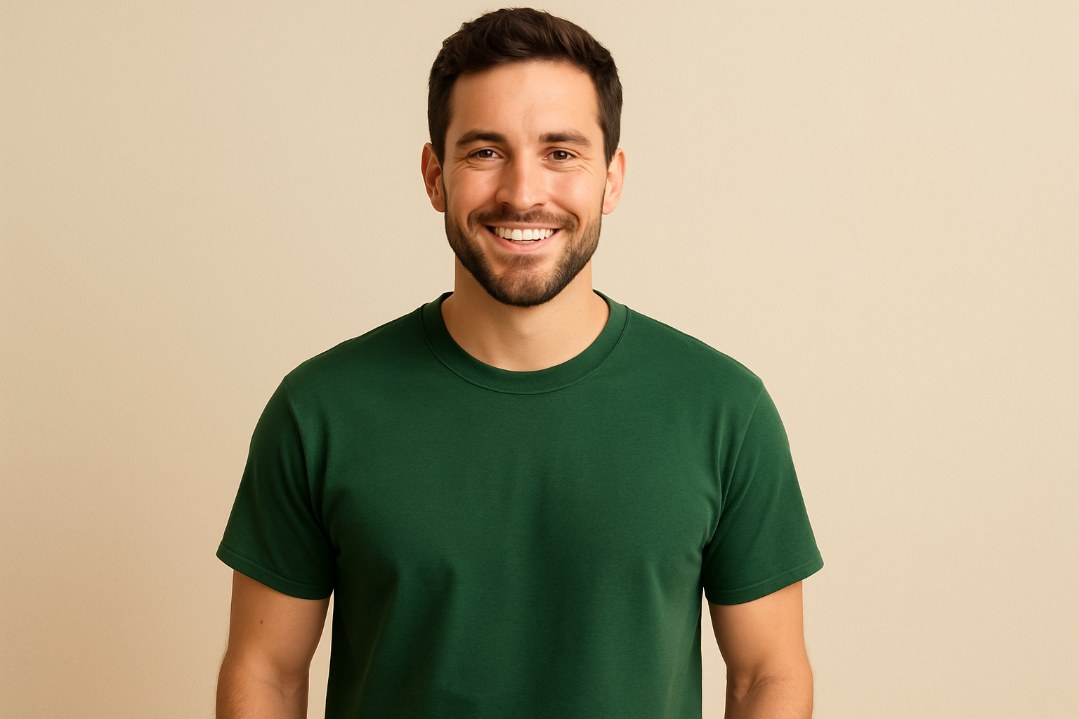 Variation 4 - Warm commercial style with approachable smile
